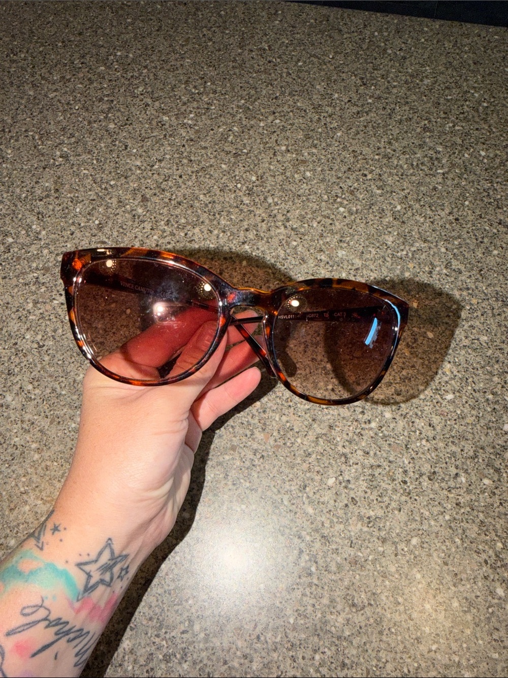 Vince Camuto Tortoiseshell Cat Eye Sunglasses - Brown Gradient